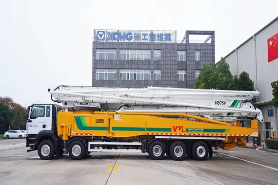 The world's first new product launch | XCMG 75m truck-mounted pump has great potential