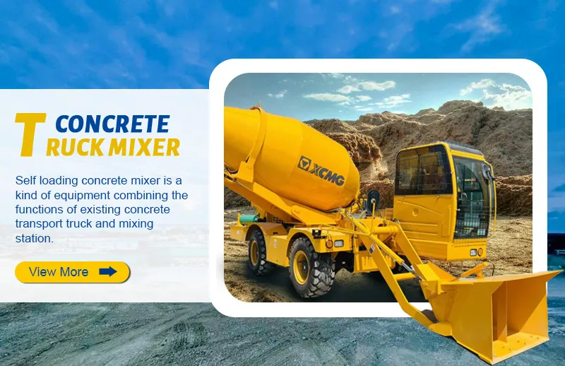 Self Loading Concrete Mixer