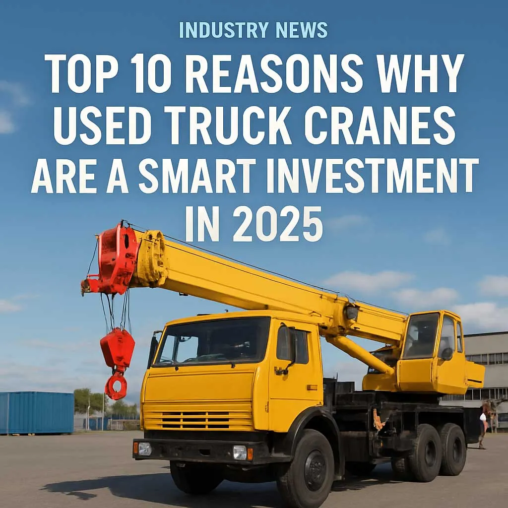 Top 10 Reasons Why Used Truck Cranes Are a Smart Investment in 2025