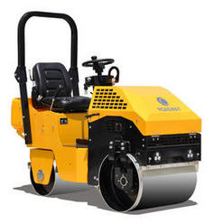 ROADWAY Ride-on vibratory roller Honda gasoline engine, hydraulic single wheel drive