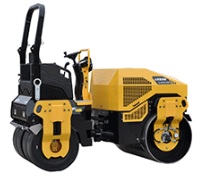ROADWAY Combination Vibratory Roller Steel wheel tire roller RWYL83N Changchai diesel engine power
