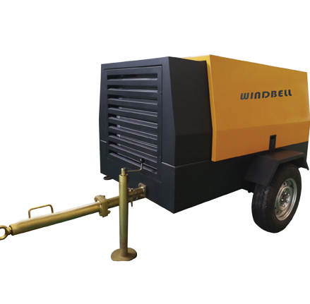 Windbell WGD diesel portable screw air compressor