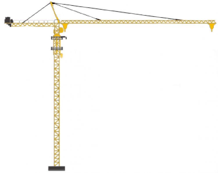 徐工集团XGT500(7550-25)塔顶塔式起重机