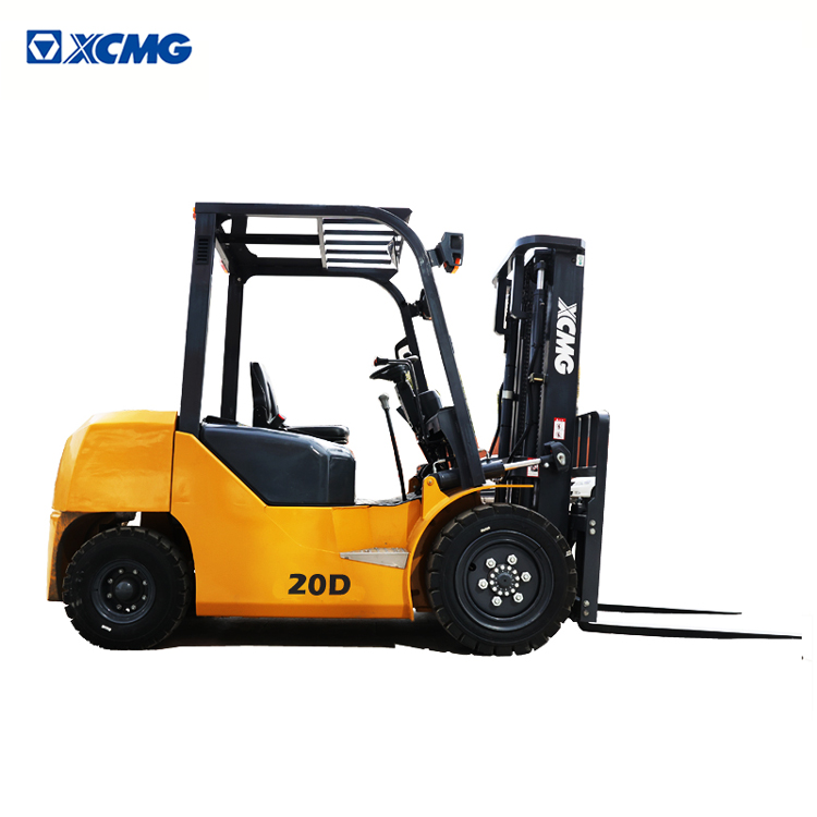 XCMG China Manufacture Japanese Engine XCB-D20 Diesel Fork Lift 2T 2.0 Ton New Block Clamp Forklift