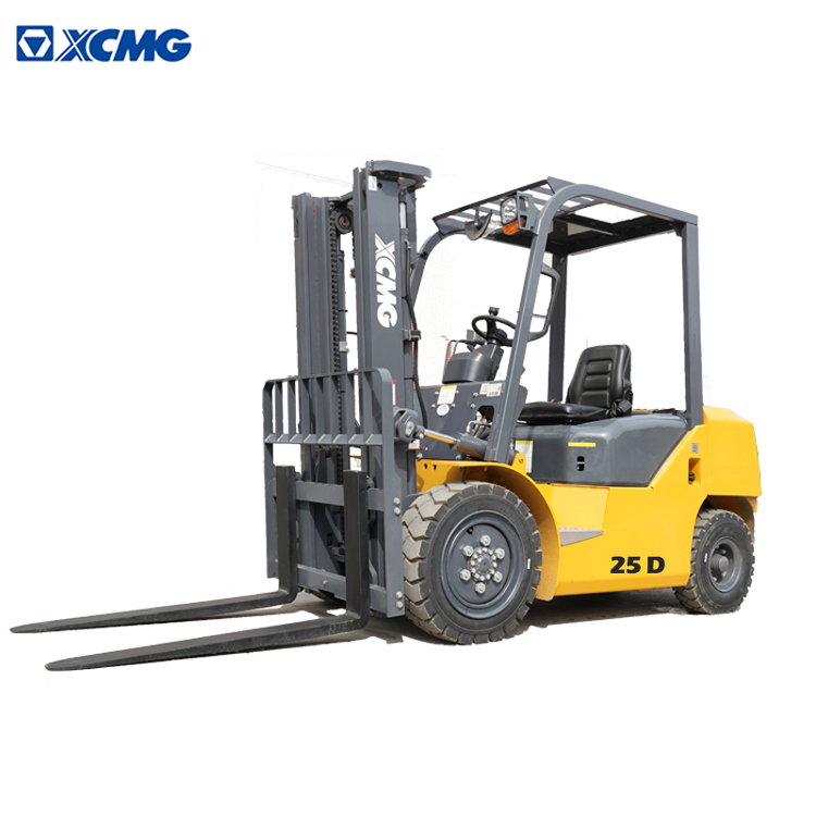 XCMG Japanese Engine XCB-D25 2.5 TON Diesel Fork lift Side Loader Battery Forklifts From China