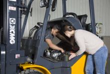 XCMG OEM 3.5 Ton Tons Diesel Hydraulic Piggyback Forklift Manufacturer Forklift
