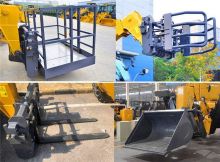 XCMG XC6-3007K New Design Side Shifter Truco Mounted 4x4 Telehandler Forklift
