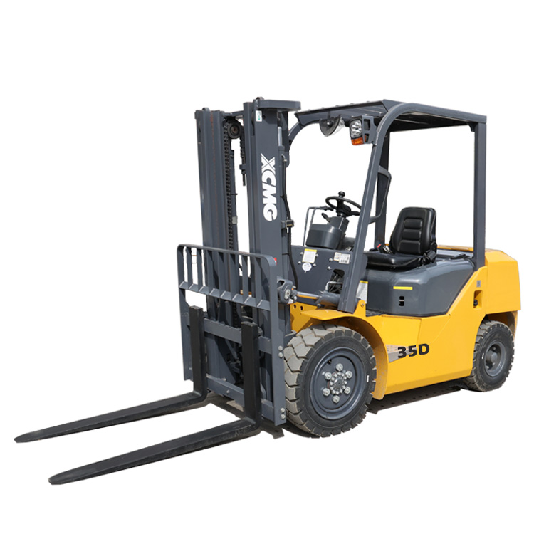 XCMG Japanese Engine XCB-D35 Diesel Fork lift 3.5T Tire Paper Roll Clamp Sale Forklift