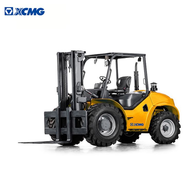 XCMG Japan Engine Diesel Forklift 3.0 Ton XCB-T Small  Offroad Four Wheel Drive All Terrain Forklift