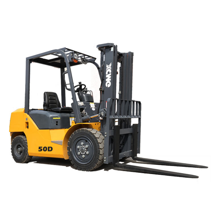 XCMG Japanese Engine XCB-D50 5ton Fork lift Paper Roll Clamp Self Loading Forklift Pries