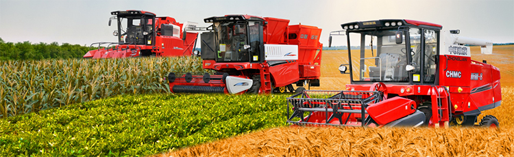 Zhonglian rice combine harvester 4LZ-8A 160HP for soybena sale