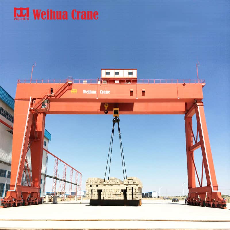 WEIHUA FEM/DIN European Standard Double Girder Gantry Crane