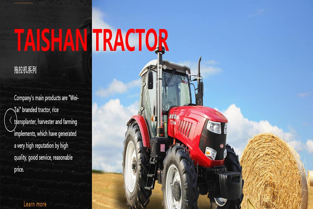 Wei-Tai Tractor products 60-70 HP Mini Garden Tractor TT604-D TT600-D TT704-D Wheeled Tractor