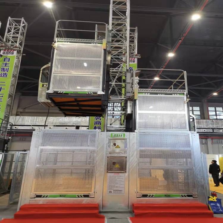 SC200/200Z double cage 0-63m/min construction hoist hight altitude conveger