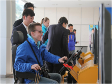Continuous Wall Grab Training Operation Virtual Simulation Simulator for Teaching Evaluation