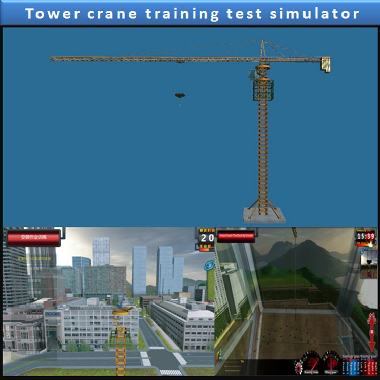 Tower Crane Virtual Simulation Simulator for Training Teaching and Evaluation