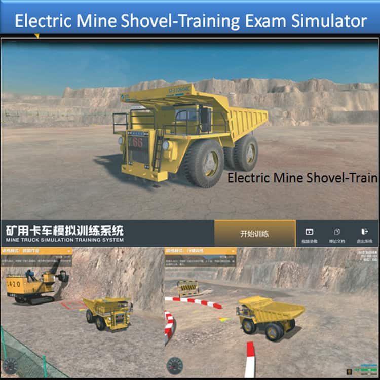Open Pit Mine Off Highway Truck Virtual Simulation Simulator for Teaching Evaluation and Training