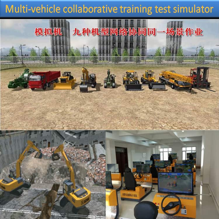 Multi Vehicle Collaborative Operation Training System Simulation Teaching Assessment Training