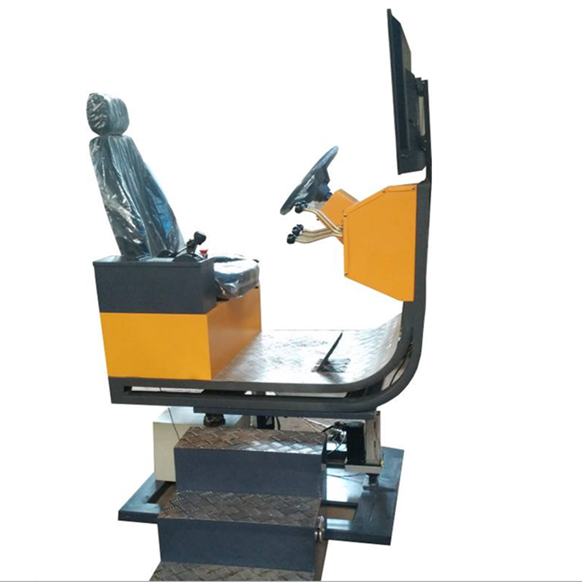 Motor grader simulator is suitable for teaching evaluation training and road construction