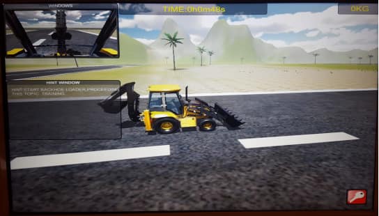 Wheel Loaders Excavators Backhoe Virtual Simulation Training Simulators Mine Paving and Trenching