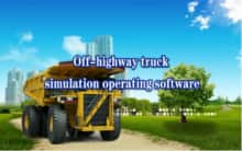 Open Pit Mine Off Highway Truck Virtual Simulation Simulator for Teaching Evaluation and Training