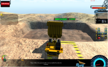 Open Pit Mine Off Highway Truck Virtual Simulation Simulator for Teaching Evaluation and Training