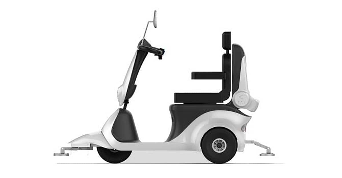New design electric cleaning vehicle