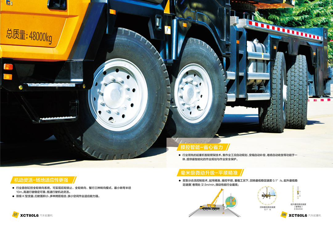 徐工集团XCT80L6汽车起重机