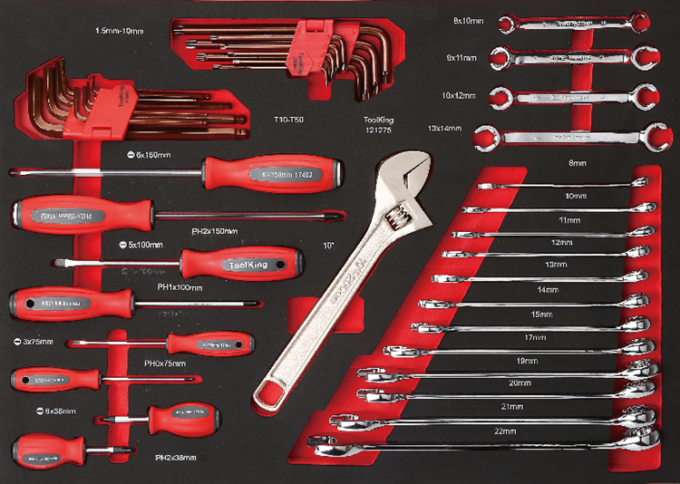 China Antuo TOOLKING 200 pieces tool box trolley for sale