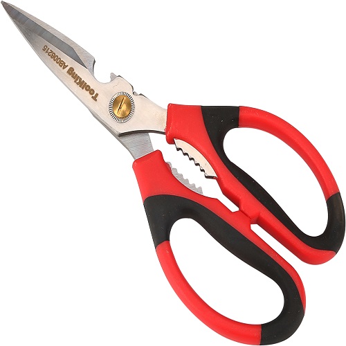 Ningbo Antuo Industrial toolking Co. Ltd.Cutting tools Multipurpose scissors with double-color handl