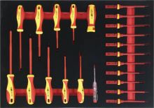 China Antuo TOOLKING 75 pieces Insulated portable hand tools toolbox for sale