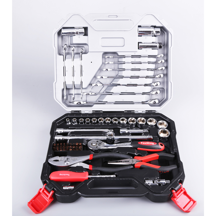 Antuo TOOLKING high quality 55pc cheap metric master tool set toolbox for sale