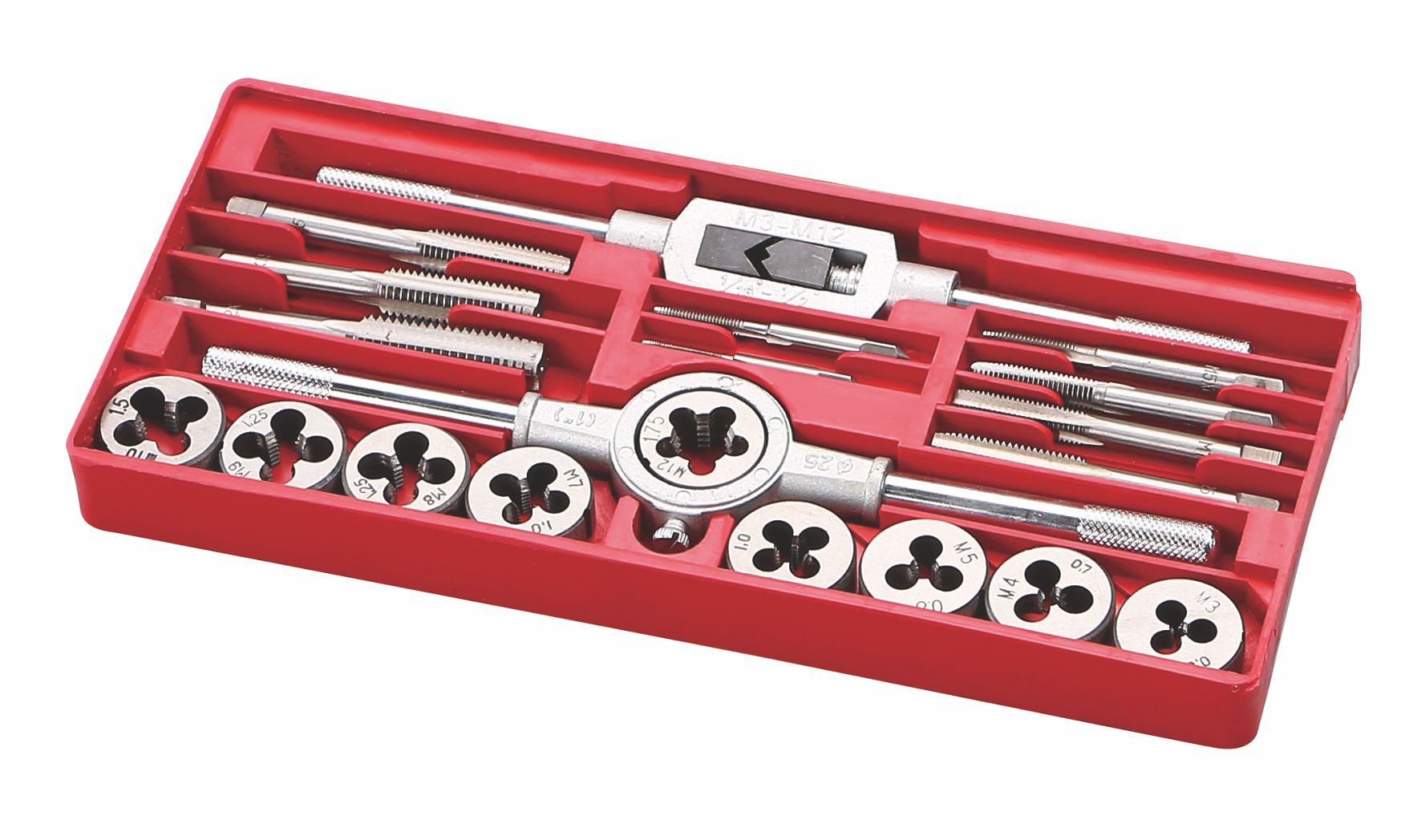 Antuo Industrial toolking Other Hand Tools 12 pieces tap and die assortment  Professional gun