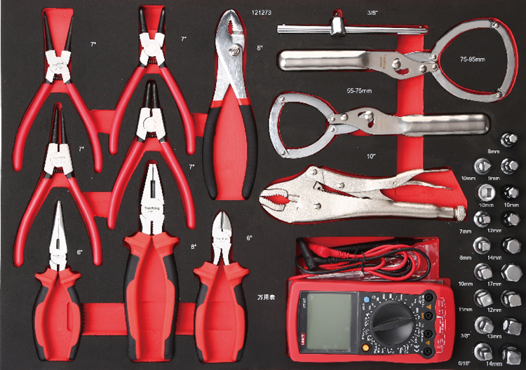 China Antuo TOOLKING 200 pieces tool box trolley for sale