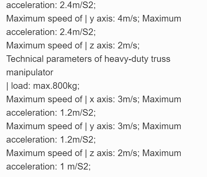 Qingdao Huashine   5/5000 Truss manipulator