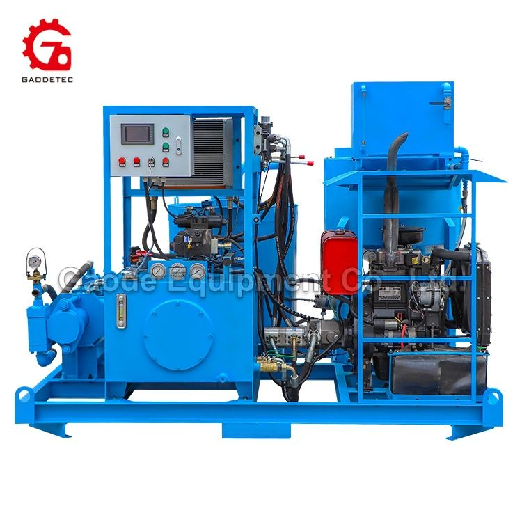 Gaodetec GGP250/350/100DPI-D High Pressure Diesel Colloidal Injection Grout Plant Gaodetec GGP250/350/100DPI-D High Pressure Diesel Colloidal Injection Grout Plant