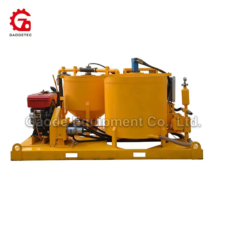 Gaodetec GGP500700100PI-D Diesel Cement Bentonite Grout Pump Mixing ...