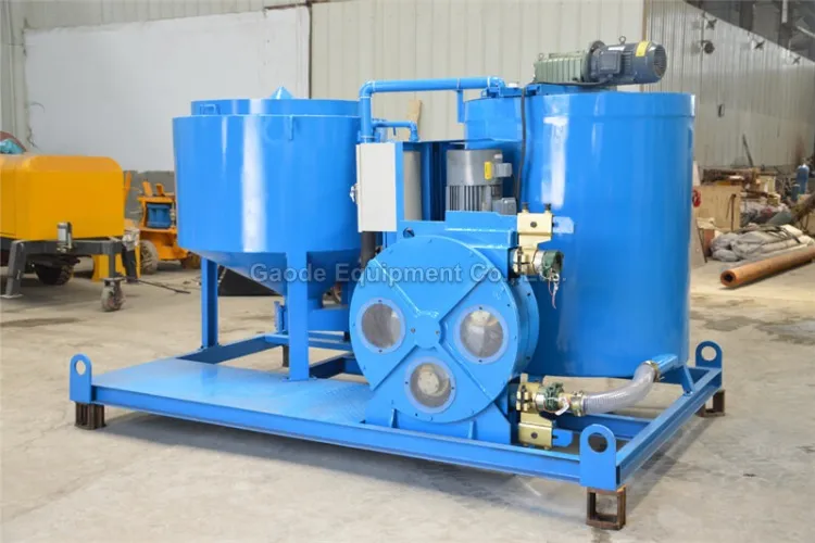 Gaodetec GGP800/1200/130H-E Big Output Cement Grout Mixer Pump for Sale