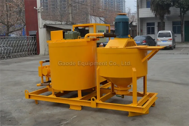 Gaodetec GGP500/700/100PI-E Cement Grout Pump Mixer With Agitator for Mining Construction