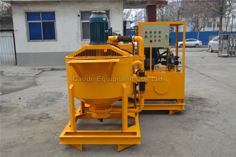 Gaodetec GGP500/700/100PI-E Cement Grout Pump Mixer With Agitator for Mining Construction
