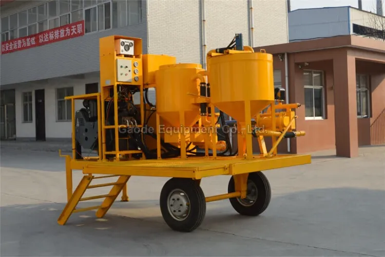 Gaodetec GGP200/300/100PI-D Cement Grout Injection Pump Mixer Station for Foundation Repair Ground