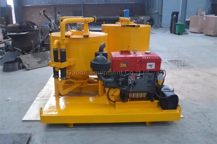 Gaodetec GGP500700100PI-D High Pressure Injection Slurry Grout Mixing Plant for Dam Construction