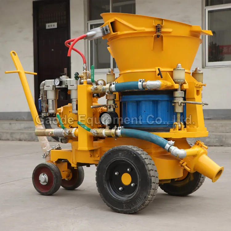 Gaodetec GZ-5 5m3/h dry mix gunite machine for sale, MACHMALL