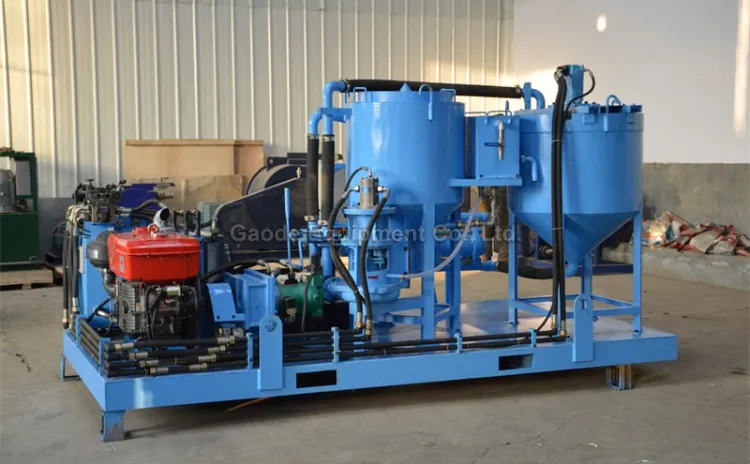 Gaodetec GGP250/350/100PI-D Industrial Colloidal Bentonite Cement Grout Station