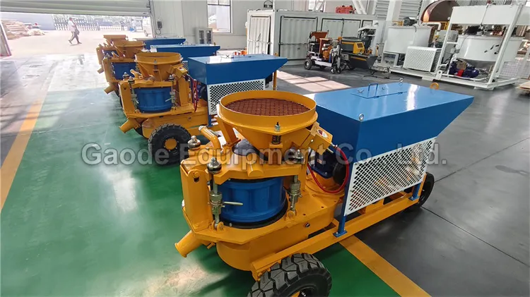 Gaodetec GSZ3000D diesel wet mix shotcrete machine for sale
