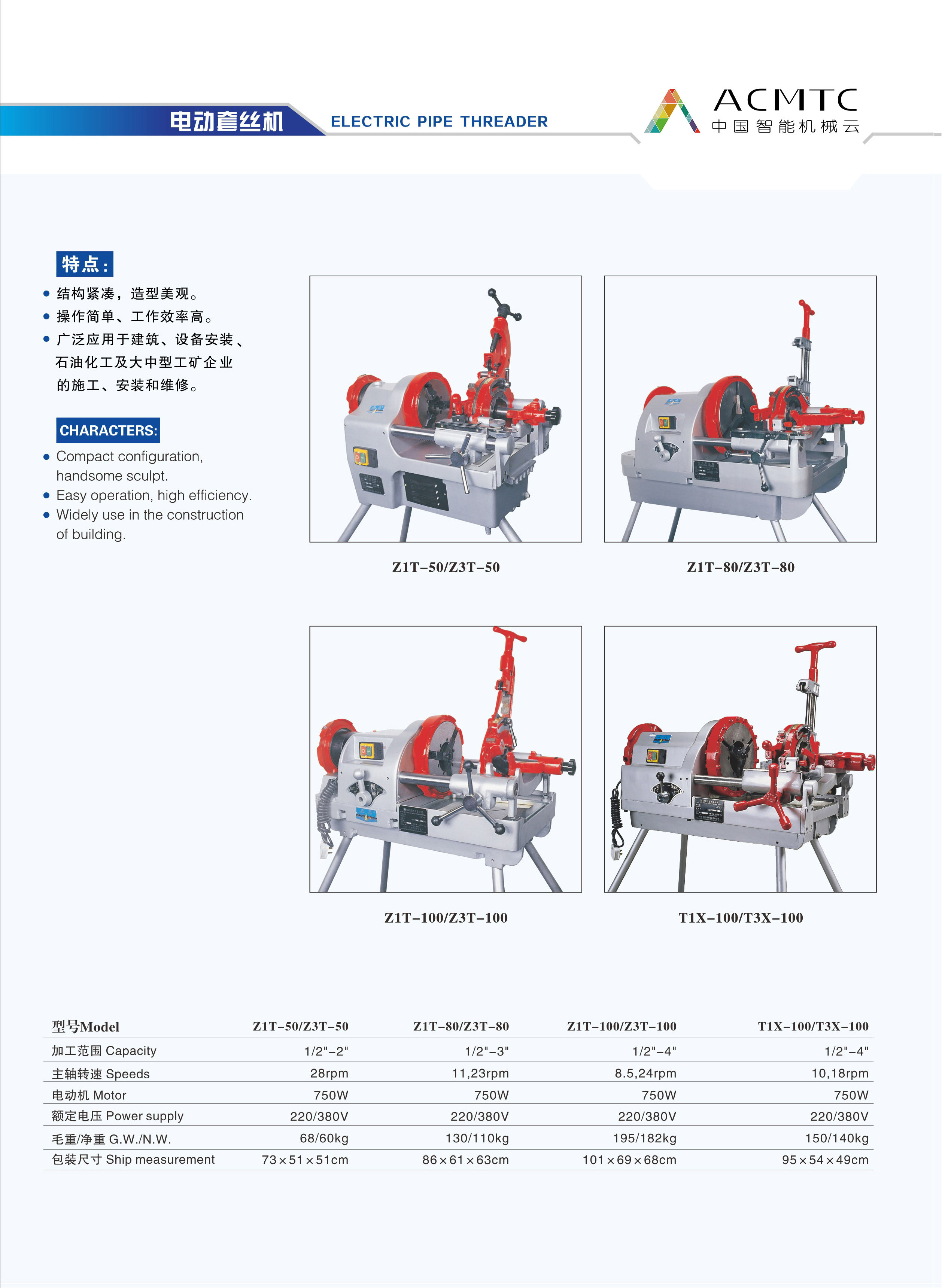 ELECTRIC PIPE THREADER