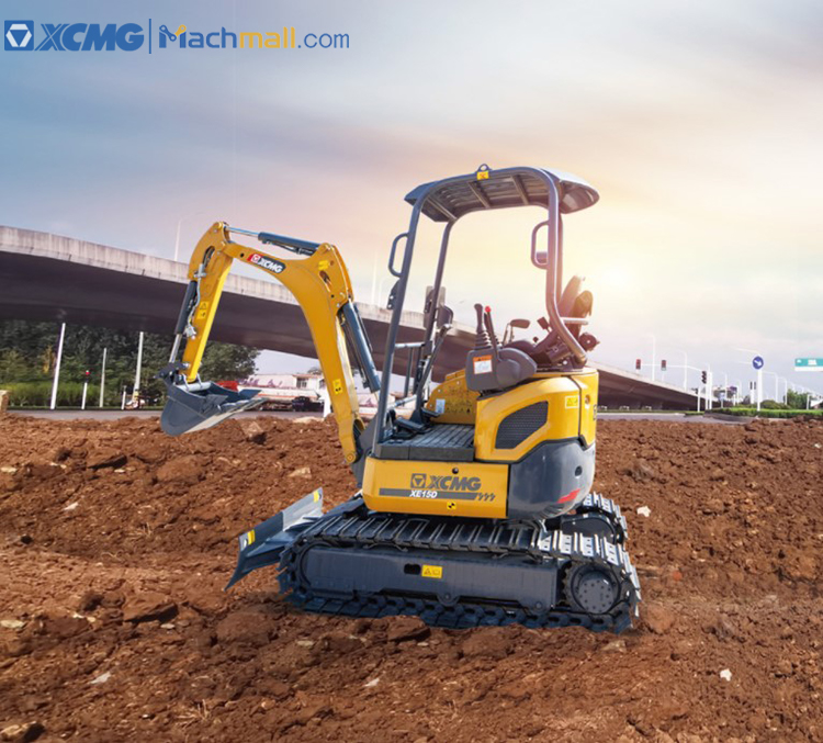 XCMG hydraulic micro digger mini excavator 1 ton XE15D for sale