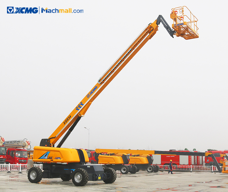 XCMG 34m hydraulic lifting platform XGS34 with PDF catalog for sale