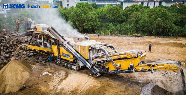 XCMG manufacturer pe 1200*1400 stones energy saving jaw crusher with cummins diesel engine price