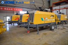 China Brand XCMG Trailer concrete pump HBT9018V sale in Philippines